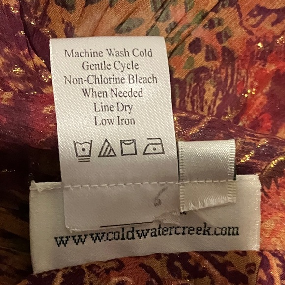 Coldwater Creek Multicolor Paisley Blouse - Picture 6 of 7